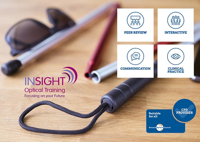 Strategies for Low Vision Care peer review CPD session graphic